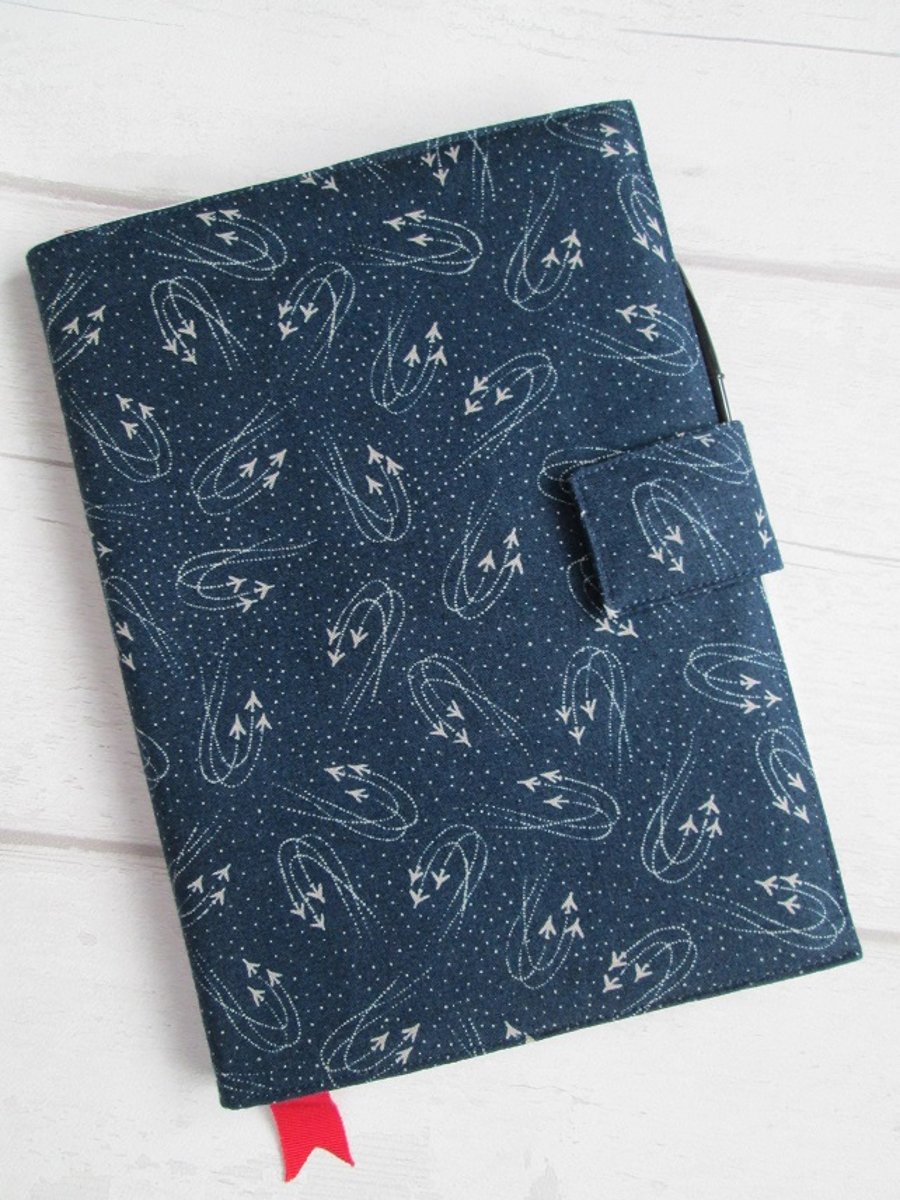 A5 Aeroplanes Reusable Notebook Cover, Air Display