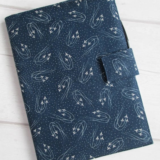 A5 Aeroplanes Reusable Notebook Cover, Air Display