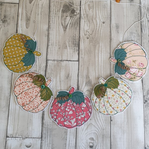 Pumpkin Garland, Autumn Bunting