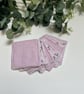 Reusable Bamboo Towelling Face Pads Pack of 7 - Polka Stripes & Florals - Image 2