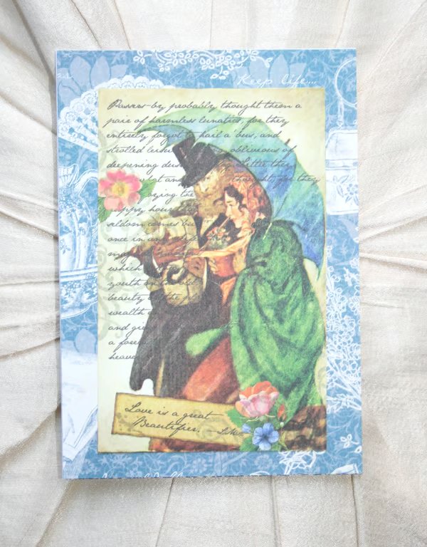 Vintage-style greeting card - Anniversary Card - Unique Little Women Card