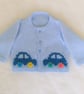 Knitting Pattern for Baby Car Cardigan and Hat 0-18 months, Digital - Image 4