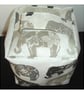 Door Stop Grey Elephants Unfilled - Image 5