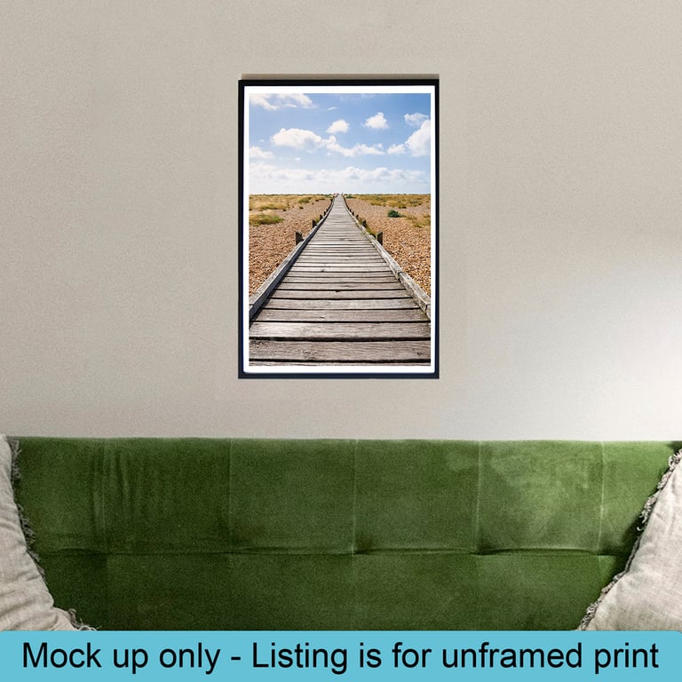 The boardwalk portrait print