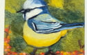 wool felted painting