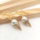 Ice Cream Cone Earrings 