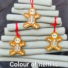 Set of 3 Gingerbread Skellies - Brown