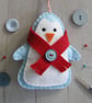 Percy the penguin felt sewing kit craft kit 