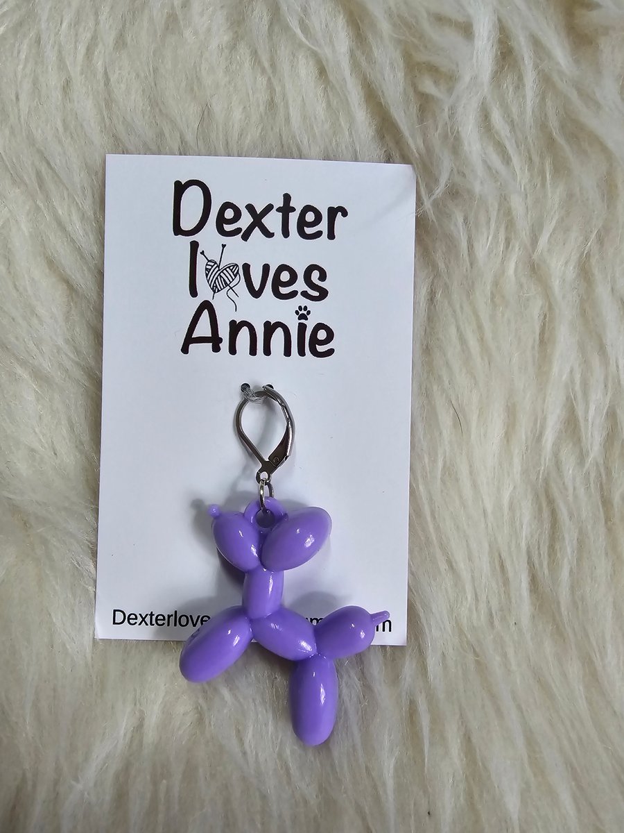 Balloon dog progress keeper - purple
