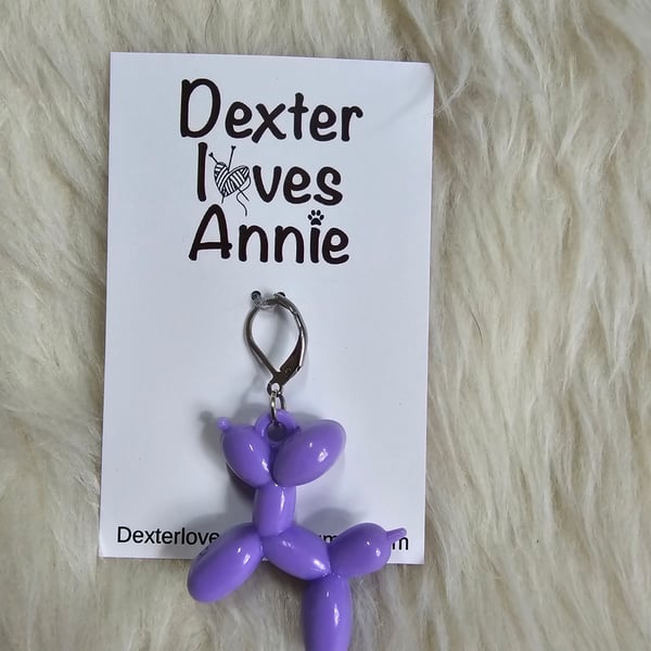 Balloon dog progress keeper - purple