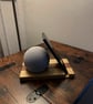 Echo Dot Stand – Tulipwood & Walnut Speaker & Phone Stand – No.03 - Image 5
