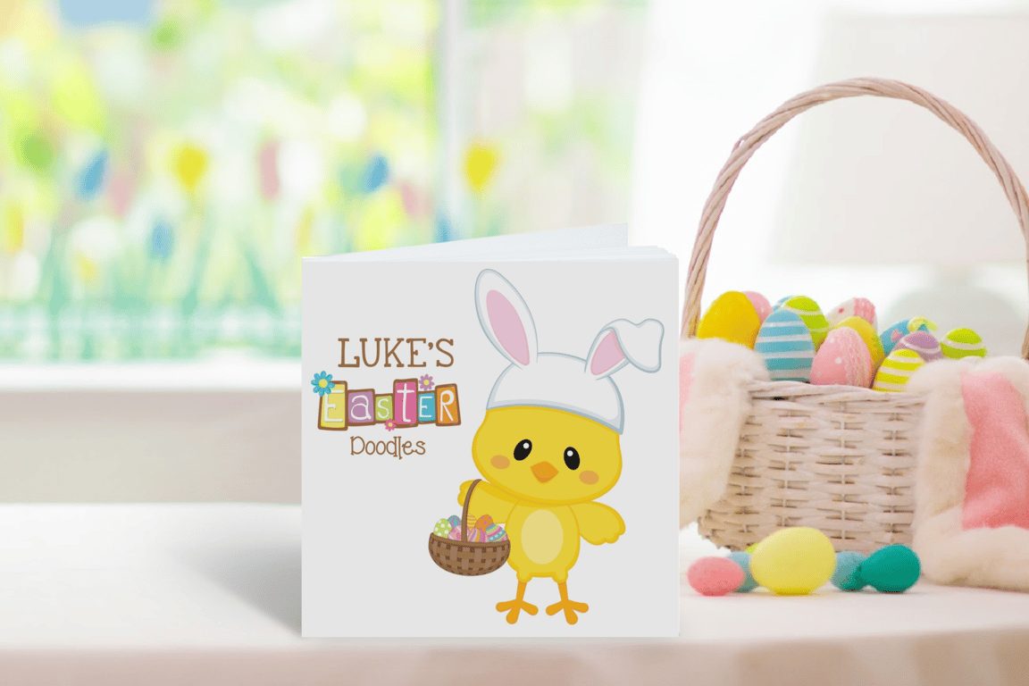 Personalised Easter Doodle Book
