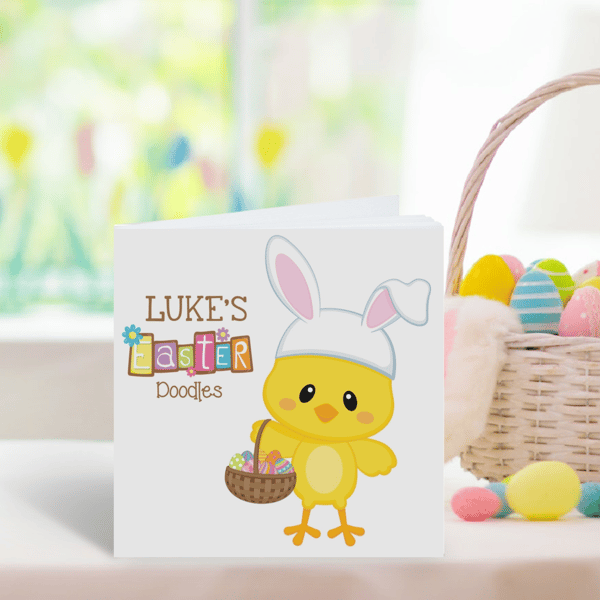Personalised Easter Doodle Book