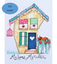 Cat and House  Cross Stitch Pattern: 'My Home My Rules' Quote (PDF Download)