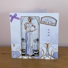 Handmade Art Deco Friends are a Gift Greeting Card