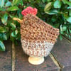 Easter Chicken Egg Cosy, Crochet Hen Egg Cozy