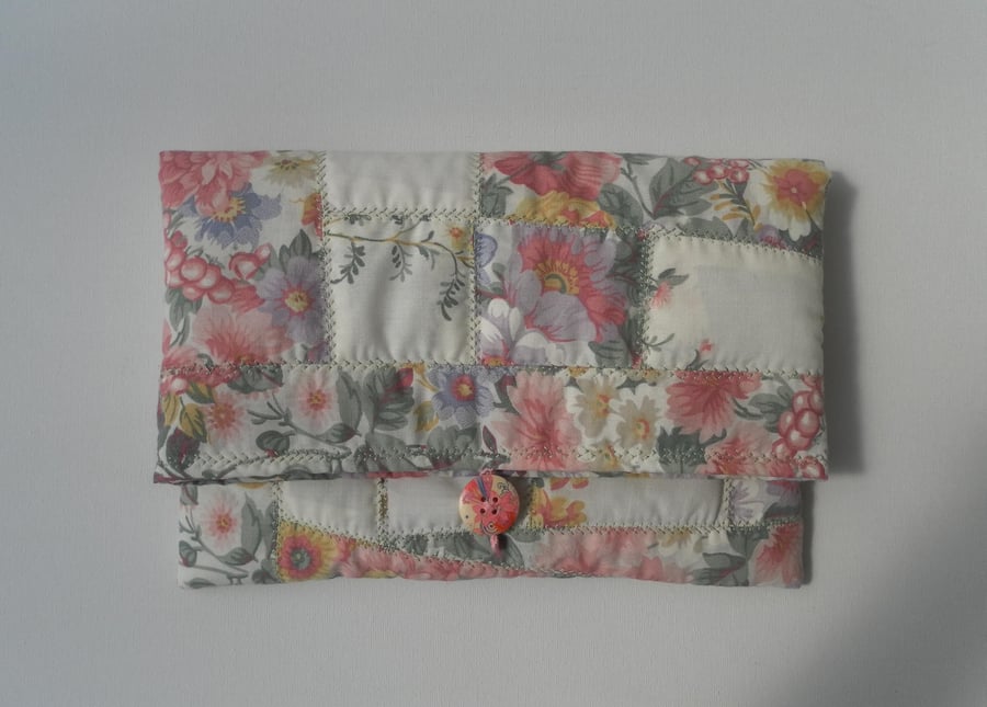  Fold Over, Quilted Clutch, Handbag, Tablet Bag, 
