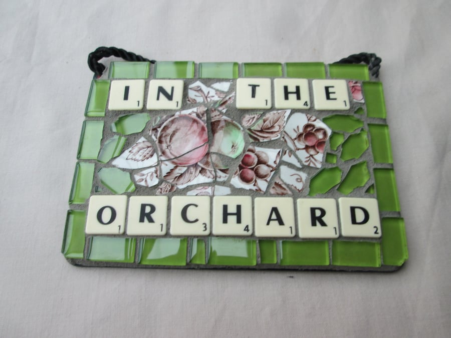 In the Orchard sign