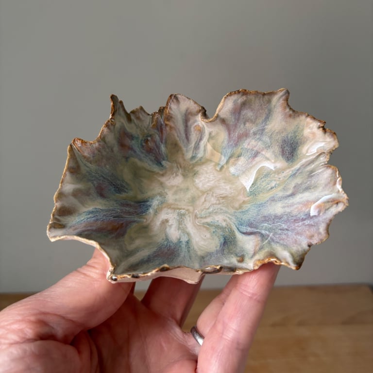 Small trinket dish, unique ring dish