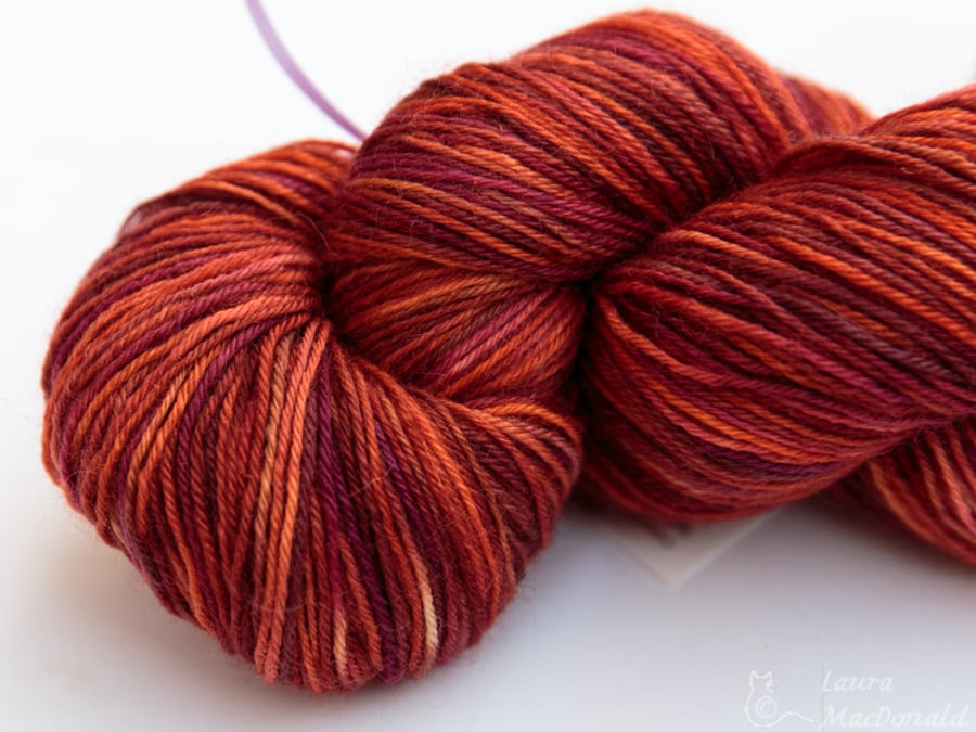 SALE: Warm Welcome - Superwash Bluefaced leicester 4 ply yarn