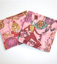 Pair of Coasters Grayson Perry Liberty Shirley Smith Fabric Mug Rugs x 2