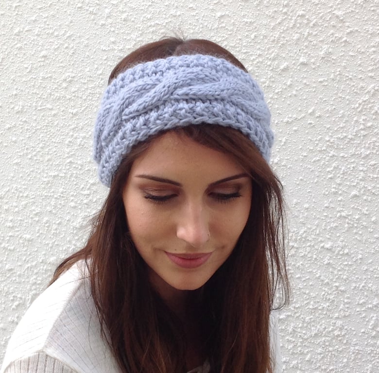 EARWARMERS, headband .Alpaca, wool blend. New shades.'Woodland Walk '. 