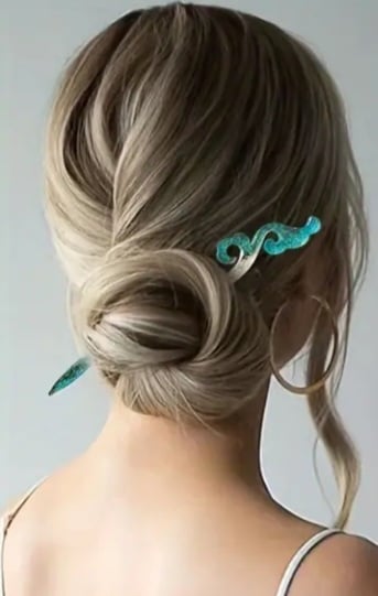 Nature inspired hair pins