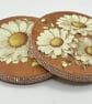 Set of 2 daisy coasters  - Image 2