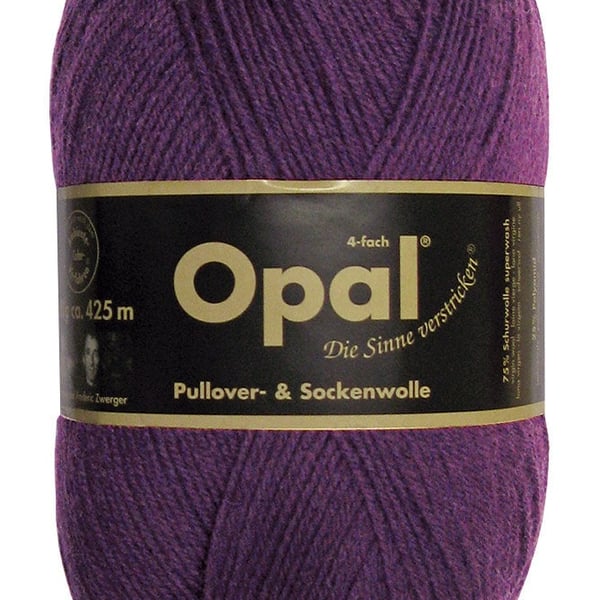 Opal - Uni Violet 3072 - 4 ply Sock Yarn