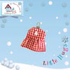 Red Gingham Dress to fit the Little Hugs dolls and Baby Daisy