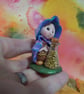 Tiny Magical Gnome 'Fyori' with golden nuggets potion urn OOAK Sculpt - Image 2
