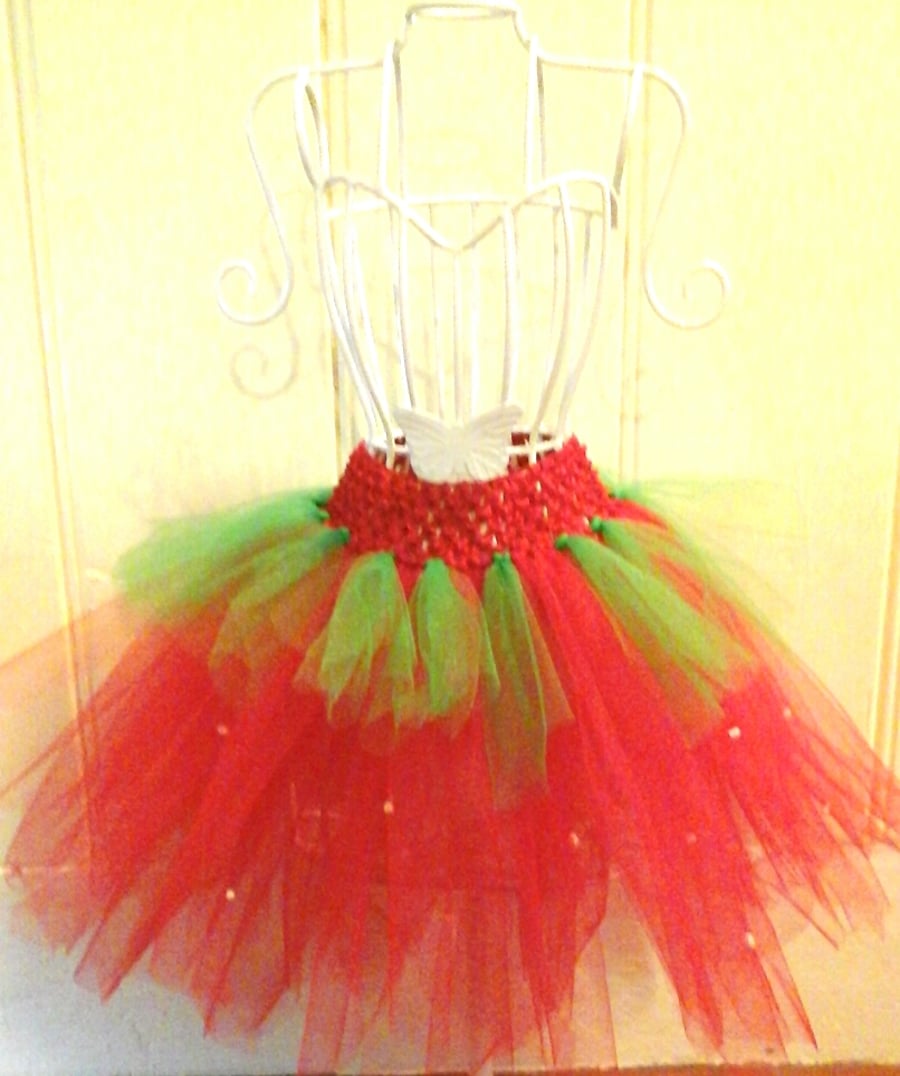 Strawberry Shortcake Tutu skirt  -Gift Wrapped