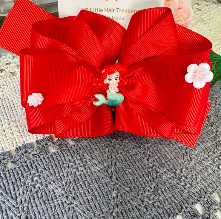 Disney Princess Hair Bow Clip - Folksy