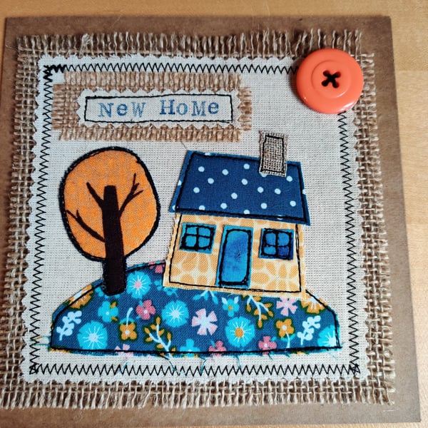 New Home fabric, applique, free motion machine embroidery cards 