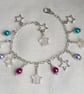 Gorgeous Celestial Stars Bracelet - Silver Tones - Image 4
