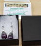 Purple Lepidolite cone earrings. Libra jewellery - Image 5