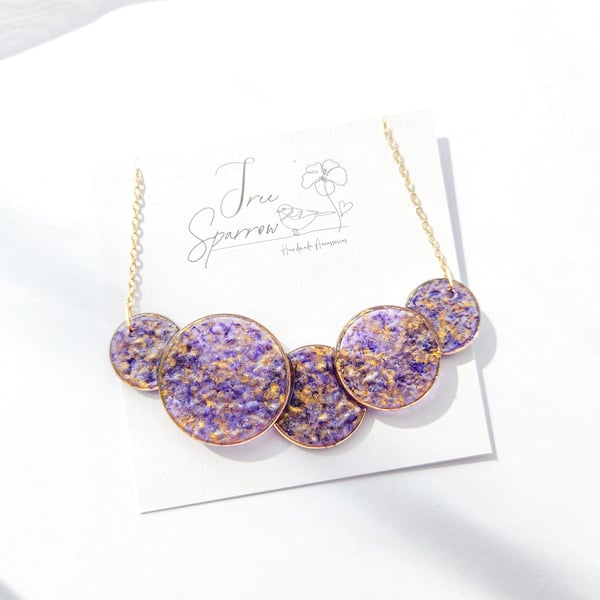 Geometric Resin Necklace