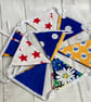 Mini bunting. Stars and spots - Image 3