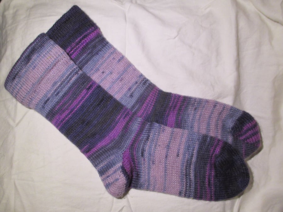 Handmade Angora Socks SIZE:  7-9 UK, 9-11 US, 39-42 EURO