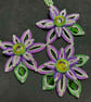 Festival handmade flower seed bead necklace with Crystals - Image 6