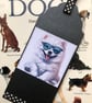 Handmade Samoyed Dog Bookmark: 'Dogs with Shades' Ribbon Marker