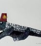 Crocodile in a Fez - Collagraph print  -    Catherine O'Neill Art - Image 4