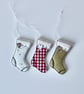 'Three Little Stockings' - Hanging Decoration - Image 2