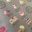 Japanese Cotton - Petit Gateau French Patisserie Fabric 2.92 M Brand New