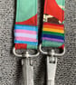 Red green large spot 100% Cotton Lanyard - Image 1