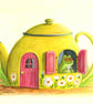Teapot Toad Card - Blank Card - Greeting Card - Image 2