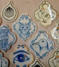 Hanging decorations - set of 3 queen scallop shells - Image 4