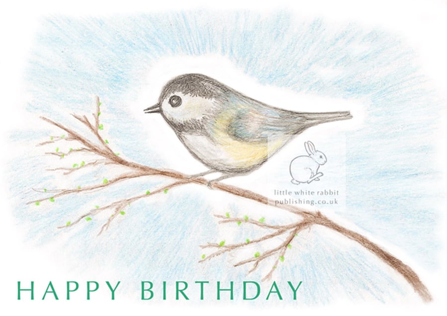 Little Bird - Birthday Card