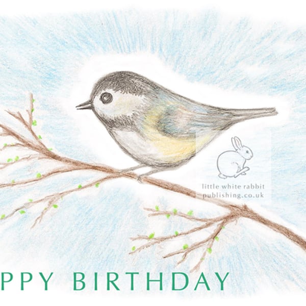 Little Bird - Birthday Card