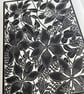 Lino Print - Clematis & Jasmine - Flower Print - Limited Edition Linocut - Image 5